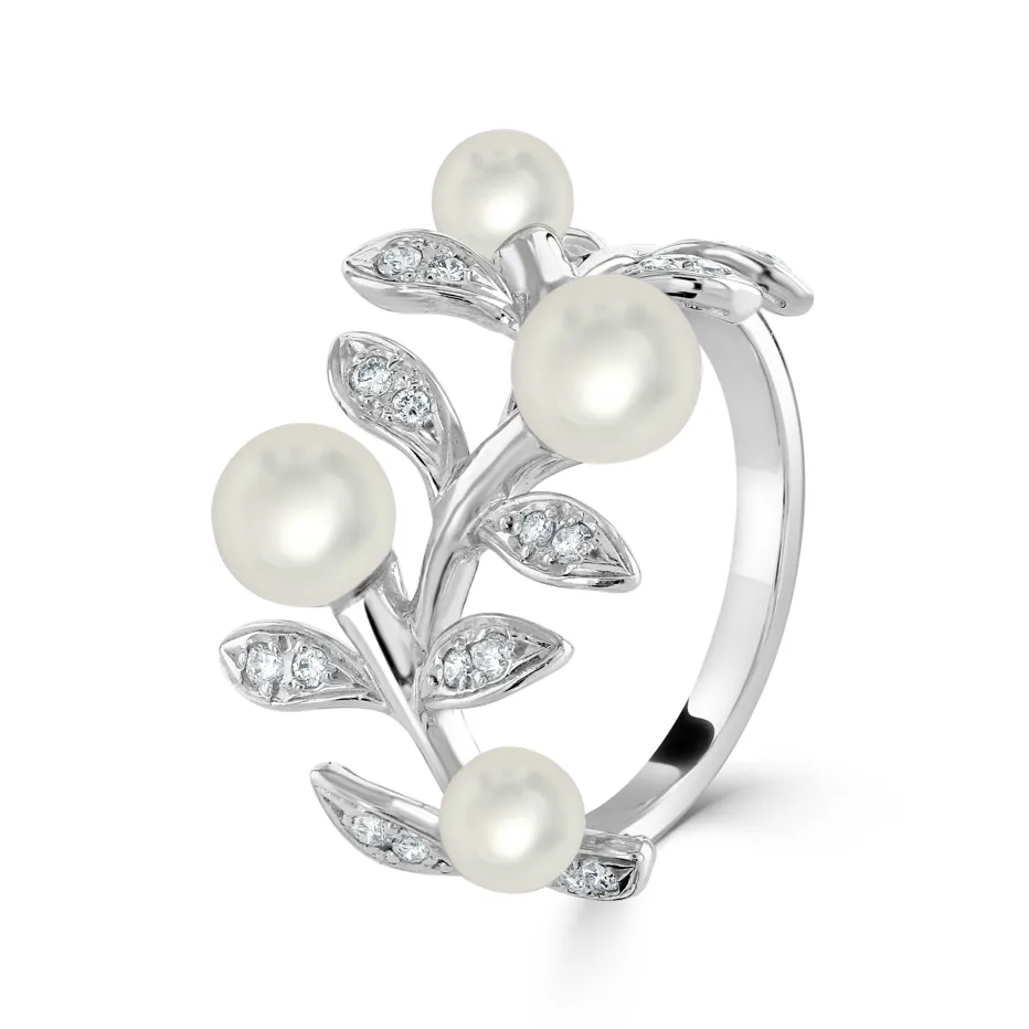 Mikimoto Olive Pearl Dress Ring