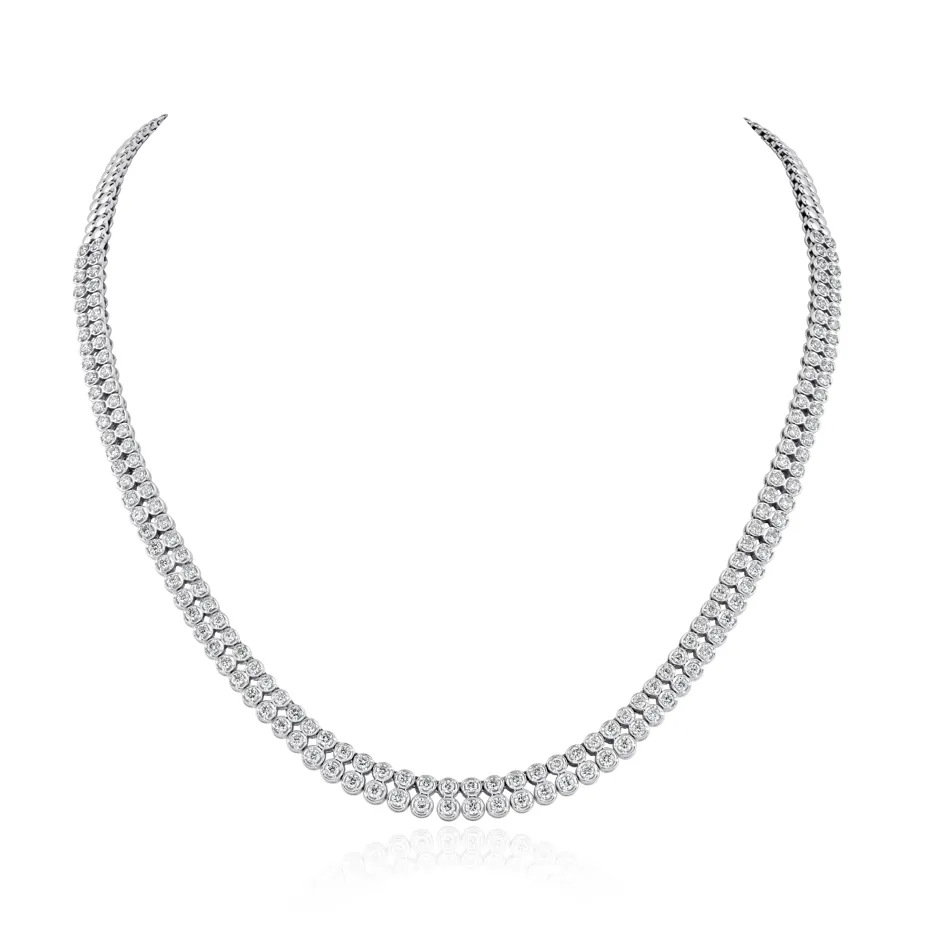 White Gold Diamond Necklace