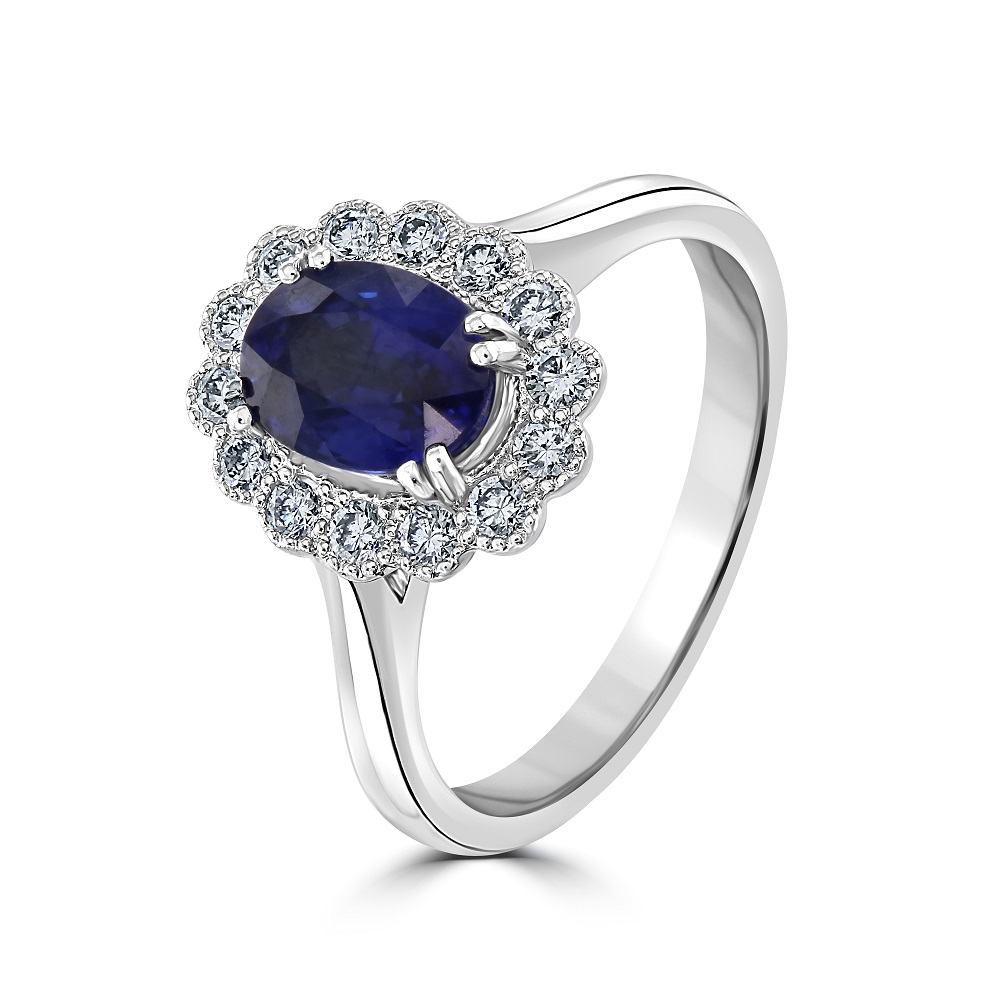 Platinum sapphire clearance ring cost