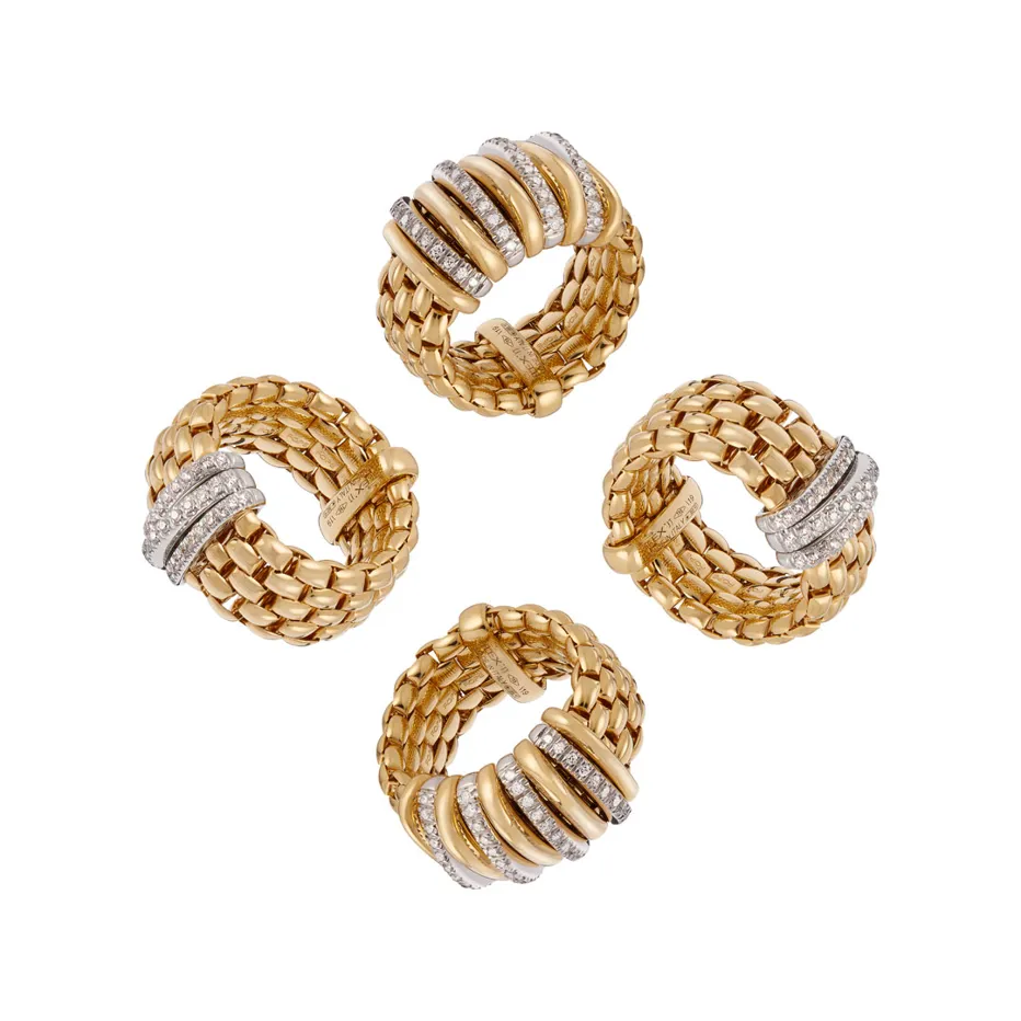 Fope Yellow Gold Rings